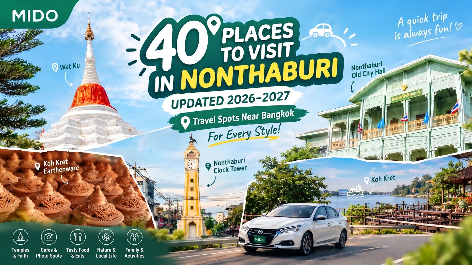 40 Nonthaburi attractions updated 2026–2027 travel spots near Bangkok covering all styles