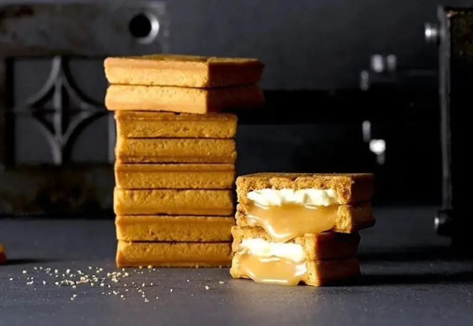 7. Press Butter Sand