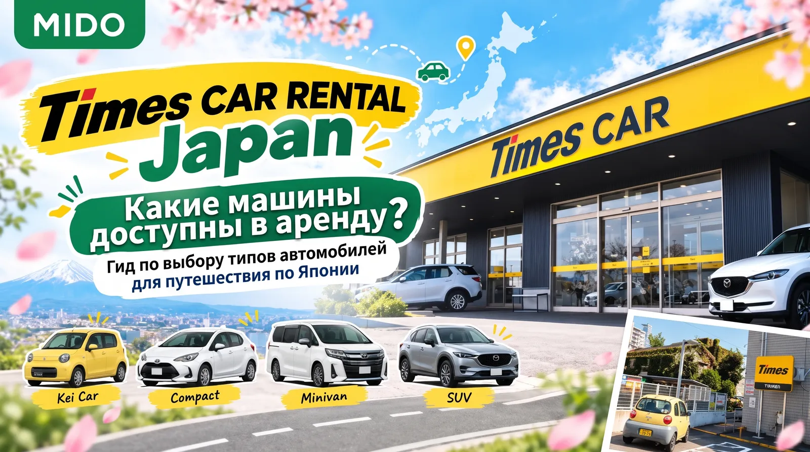 Times CAR RENTAL Japan - какие автомобили доступны в аренду? Руководство по выбору типа автомобиля для поездки в Японию