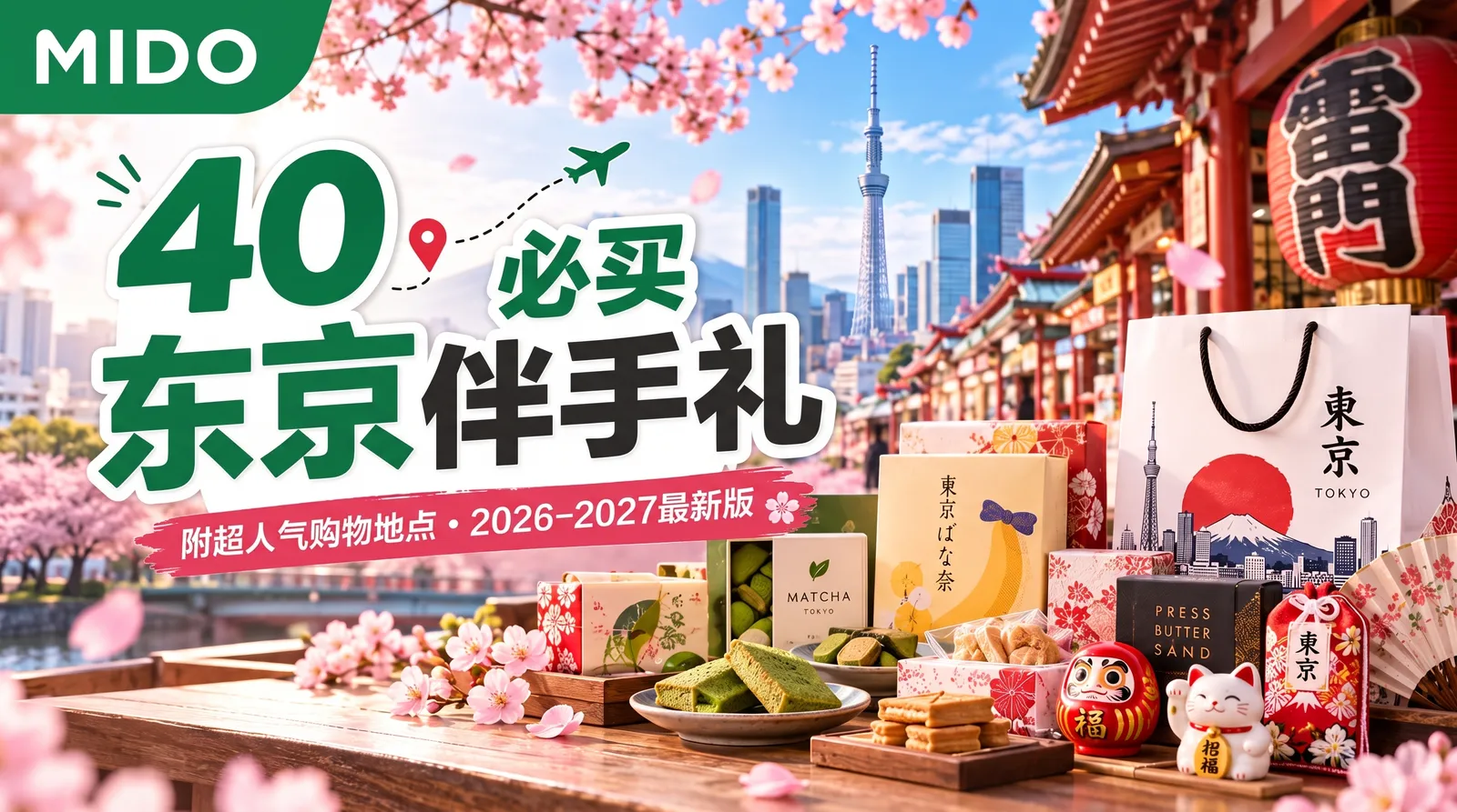 40款不容错过的东京伴手礼及热门购买地点 2026-2027年更新