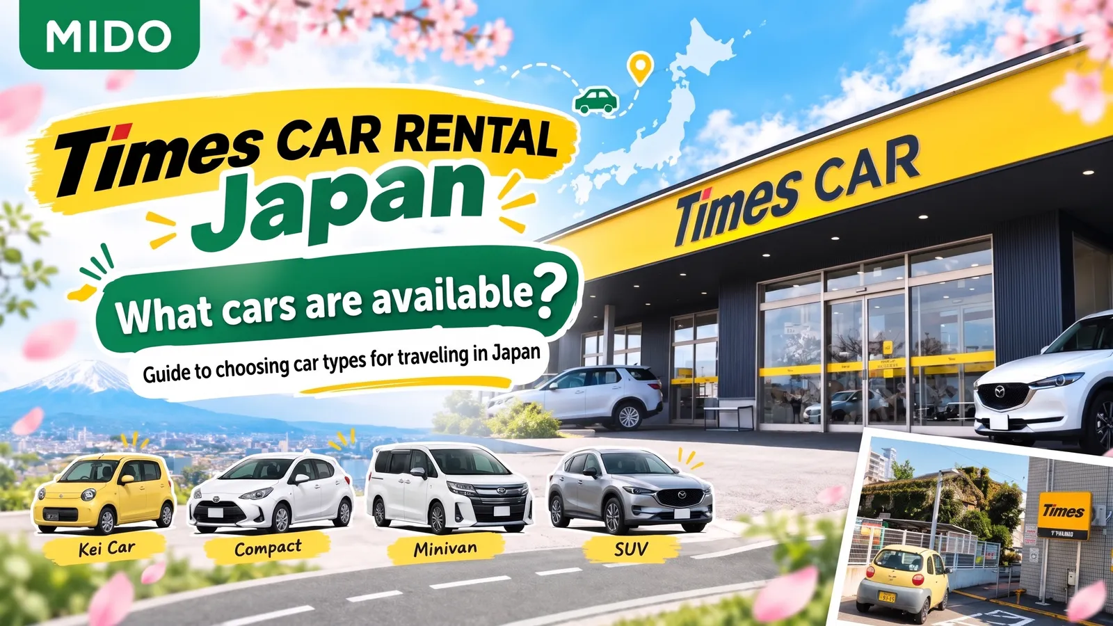 Times CAR RENTAL Japan – What Cars Are Available for Rent? A Guide to Selecting the Right Car Type for Your Japan Trip