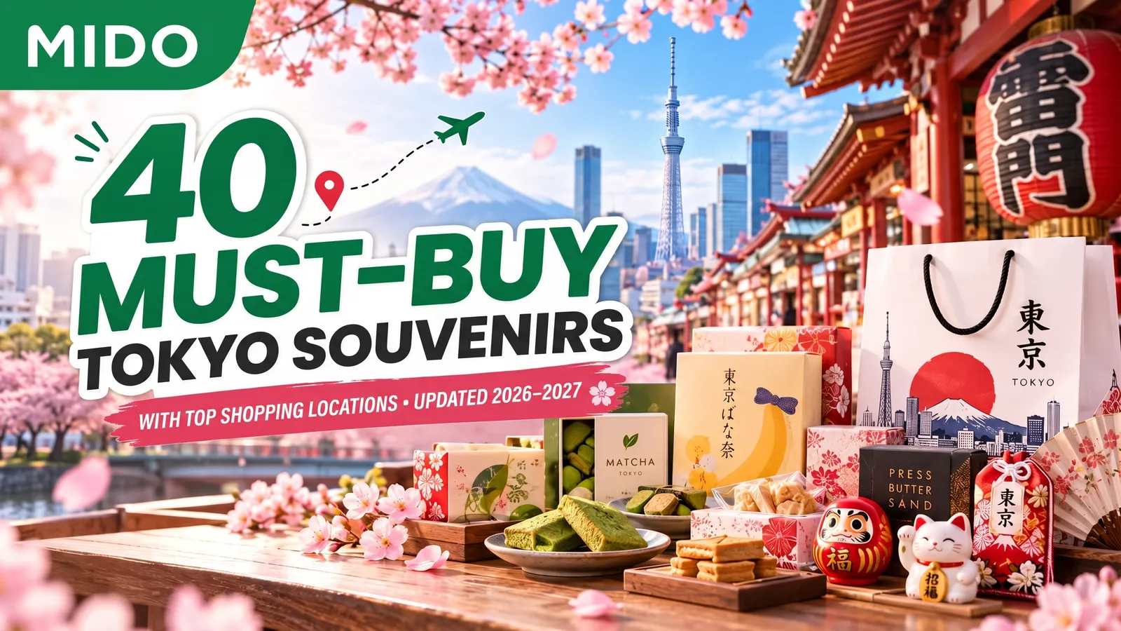 40 Must-Try Tokyo Souvenirs with Popular Shopping Locations Updated 2026–2027